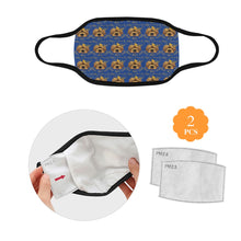 #Rossolini1# Blue Mouth Mask (2 Filters Included) (Non-medical Products)