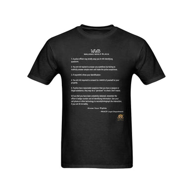 #WWB# Walking While Black  Black T-Shirt