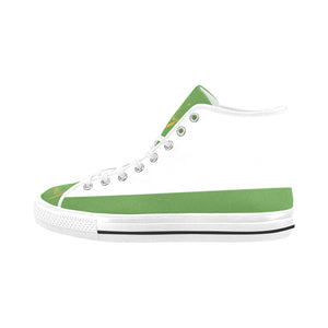 #Rossolini1# Flavor White/Green Vancouver H Men's Canvas Shoes (1013-1)