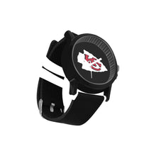 #Rossolini1# KC White Hours/Seconds 2 Unisex Silicone Strap Plastic Watch (Model 316)