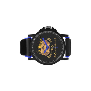 #Rossolini1# Blue Hours/Seconds Unisex Silicone Strap Plastic Watch (Model 316)