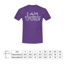 #i AM TOMORROW# Purple  T-Shirt