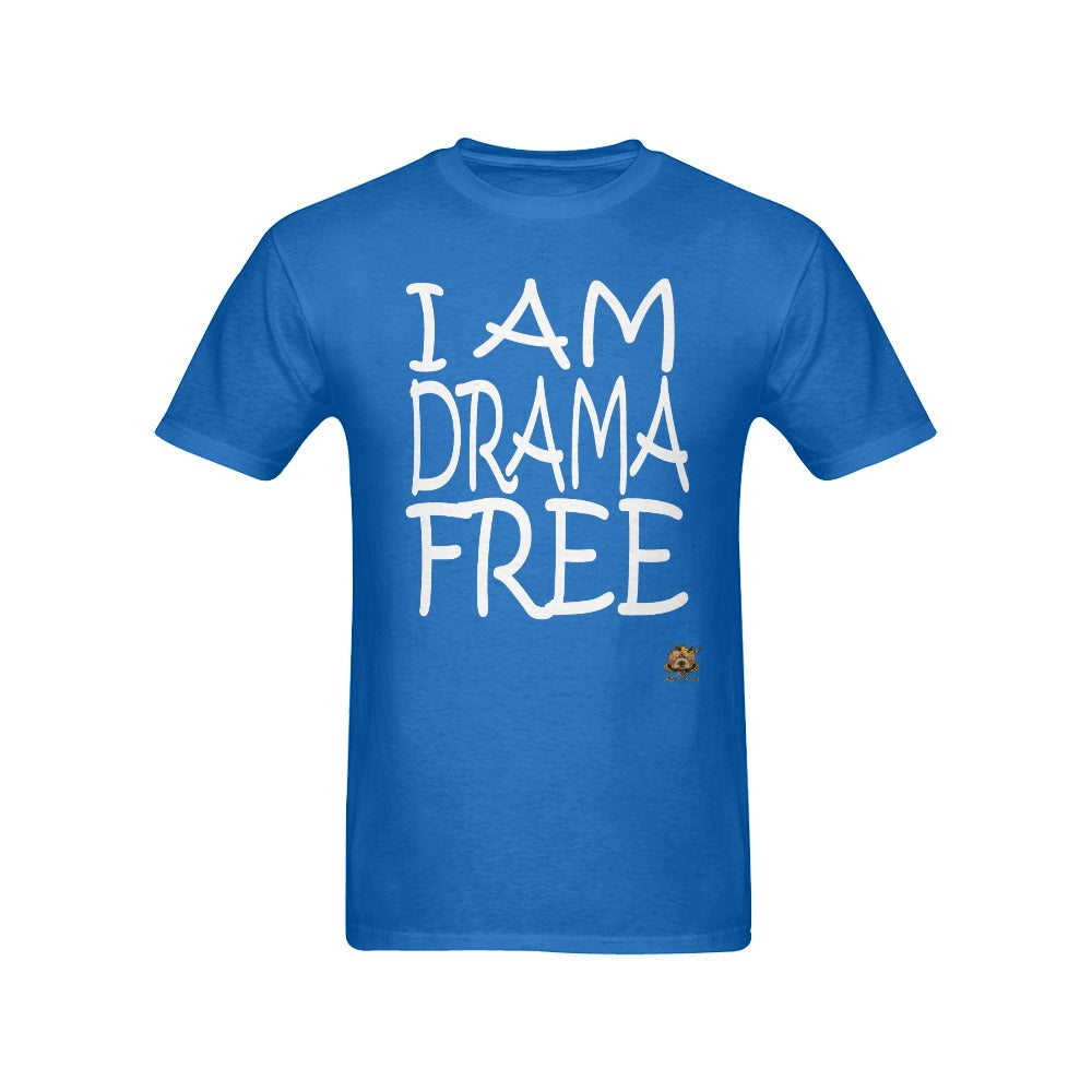 #DRAMA FREE# Blue T-Shirt