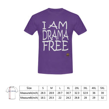 #DRAMA FREE# Purple T-Shirt