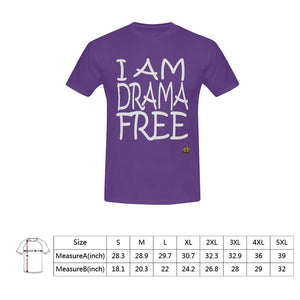 #DRAMA FREE# Purple T-Shirt