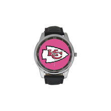 #Rossolini1# KC Hot Pink Leather Strap Large Dial Watch(Model 213)
