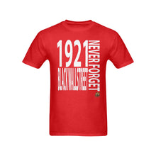 #NEVERFORGET# Black Wall Street 1921 Men's Red T-Shirt