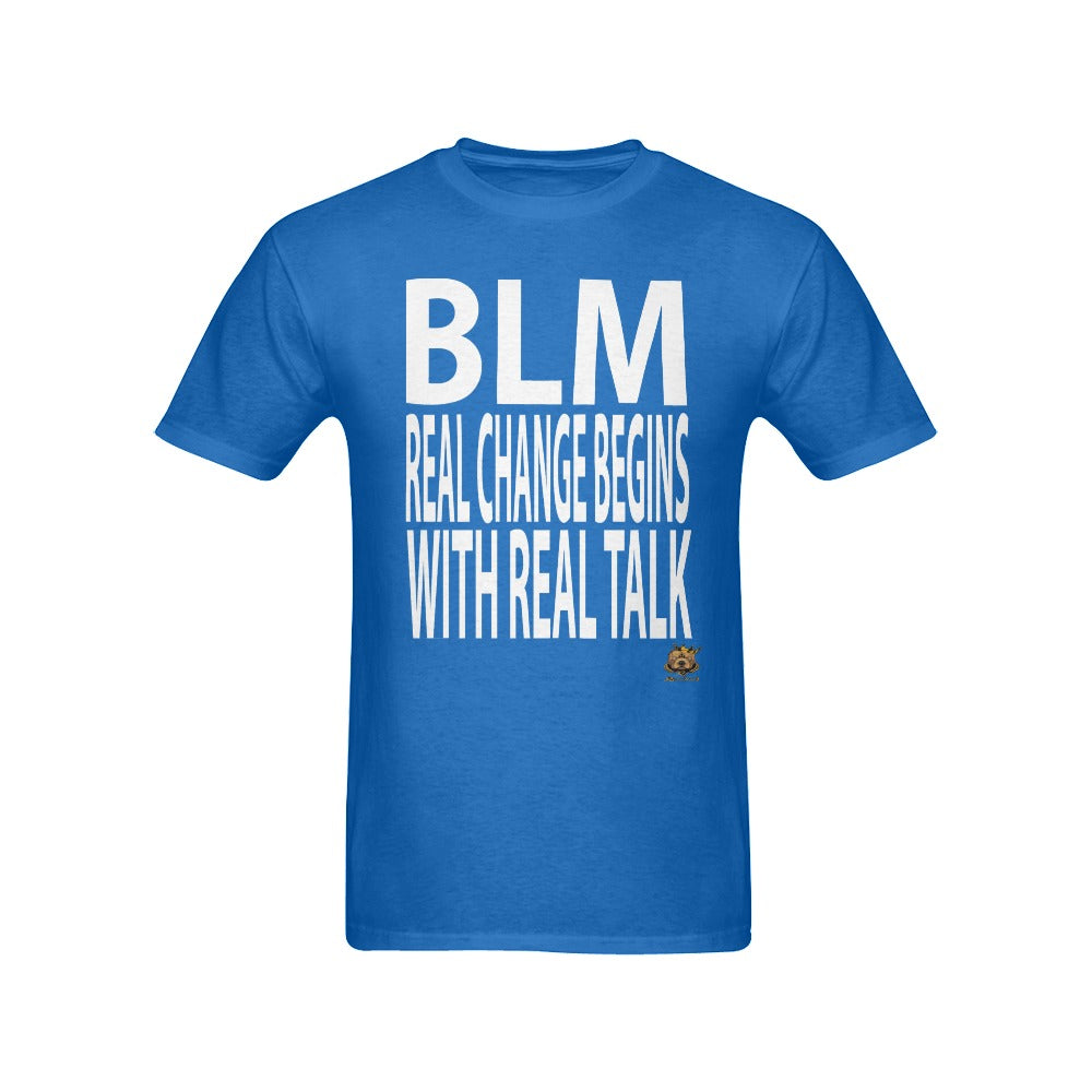 #Real Change# Blue T-Shirt