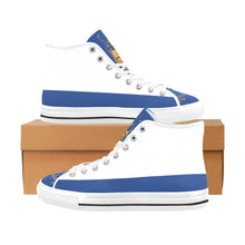 #Rossolini1# Flavor White/Blue Vancouver H Women's Canvas Shoes (1013-1)