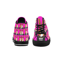 #BLM# Rabbit Hot Pink Vancouver H Women's Canvas Shoes (1013-1)