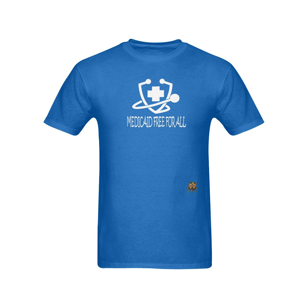 #Medicaid Free For All# Blue T-Shirt