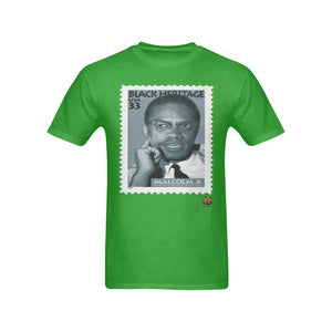 #Stamped# Malcoln X Green T-Shirt