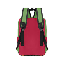 #Rossolini1# Black Lives Matter Red/Green 2 Twin Handle Backpack (Model 1732)