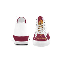 #Rossolini1# Flavor White/Candy Apple Red Vancouver H Women's Canvas Shoes (1013-1)