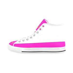 #Rossolini1# Flavor White/Hot Pink Vancouver H Men's Canvas Shoes (1013-1)