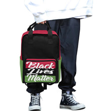 #Rossolini1# Black Lives Matter R/B/G Twin Handle Backpack (Model 1732)