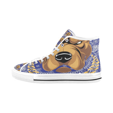 #Rossolini1# Streetz Rag Blue White Bottom Vancouver H Men's Canvas Shoes (1013-1)