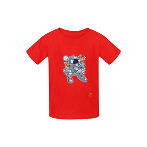 #Rossolini1# Astronaut Ice Cream Red Kid's  Classic T-shirt (Model T22)