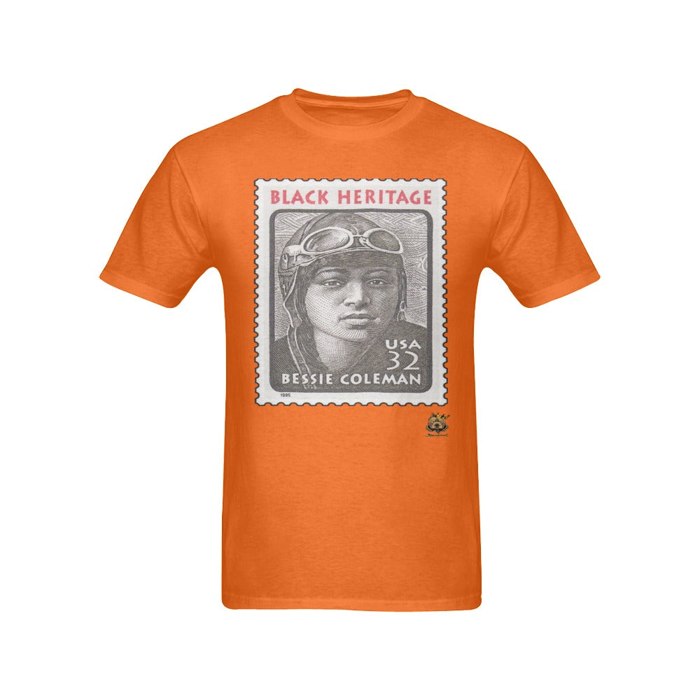 #Stamped# Bessie Coleman Orange T-Shirt