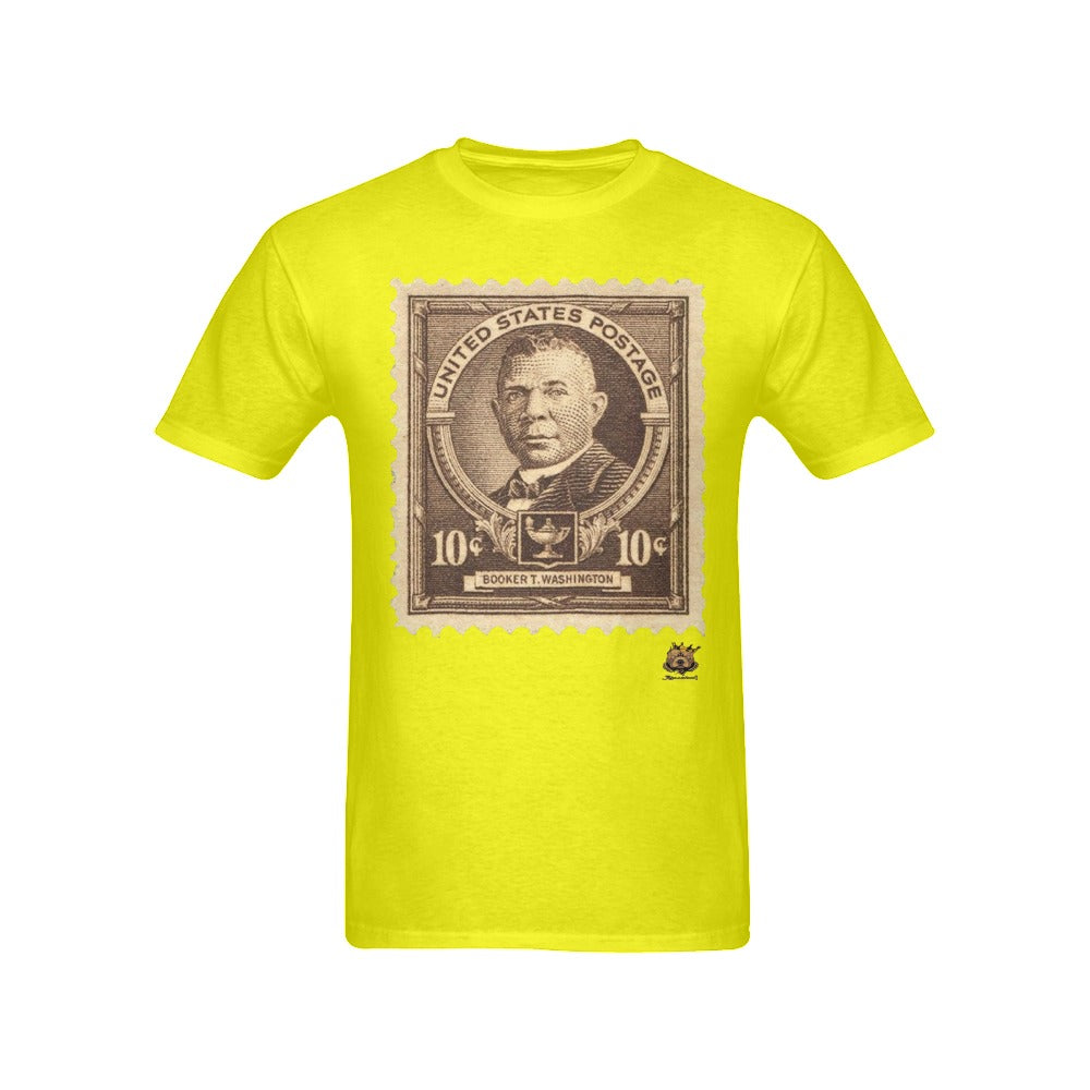 #Stamped# Booker T Washington Yellow T-Shirt