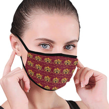 #Rossolini1# Candy Apple Red Mouth Mask (2 Filters Included) (Non-medical Products)