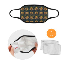 #Rossolini1# Navy Blue Mouth Mask (2 Filters Included) (Non-medical Products)