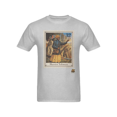 #Stamped# Harriet Tubman Light Gray T-Shirt