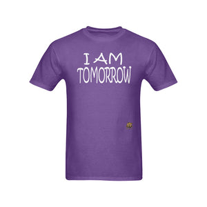 #i AM TOMORROW# Purple  T-Shirt