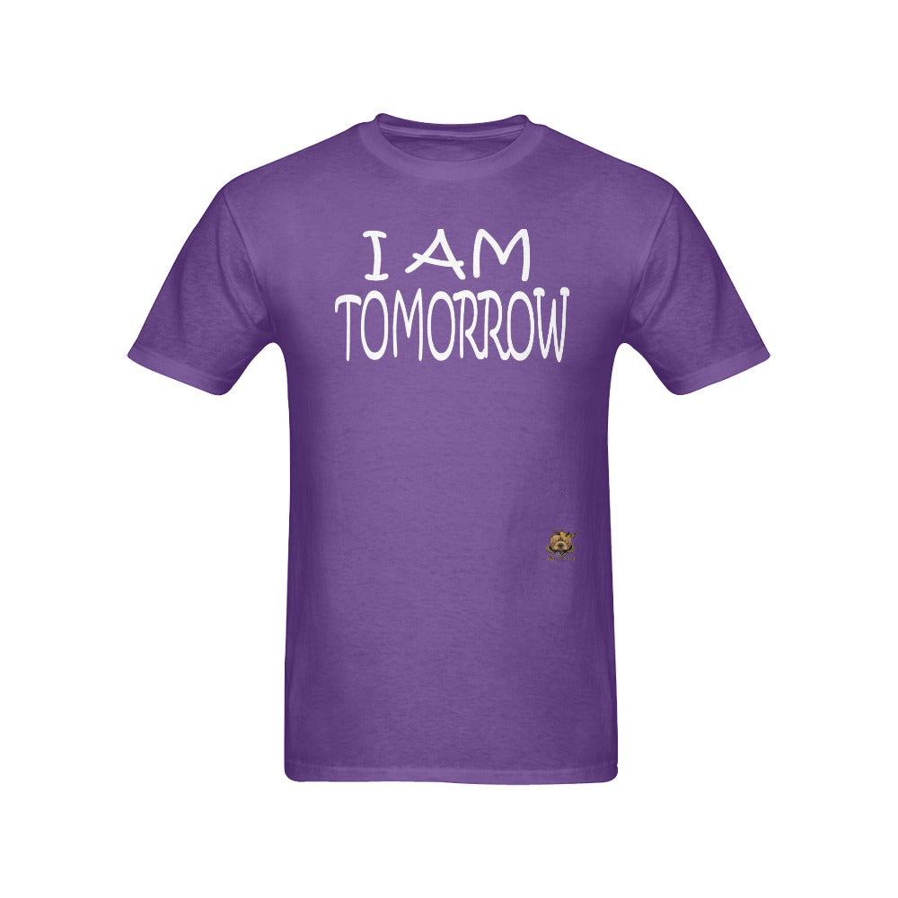 #i AM TOMORROW# Purple  T-Shirt