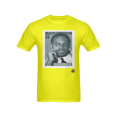 #Stamped# Malcoln X Yellow T-Shirt
