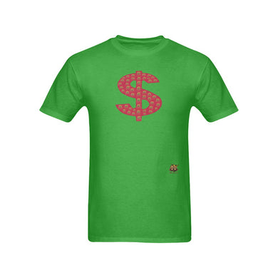 #Rossolini1# Red Money Sign Green T-Shirt