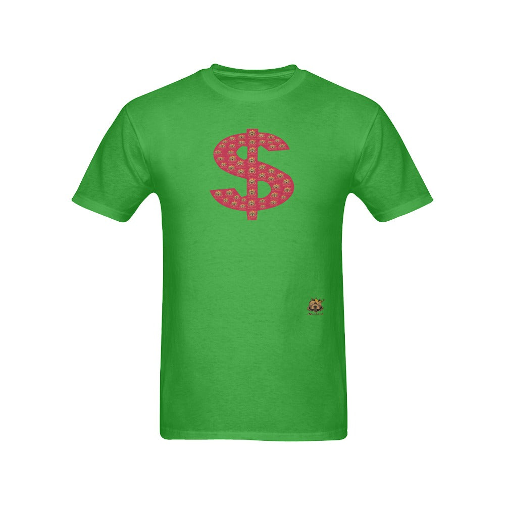 #Rossolini1# Red Money Sign Green T-Shirt