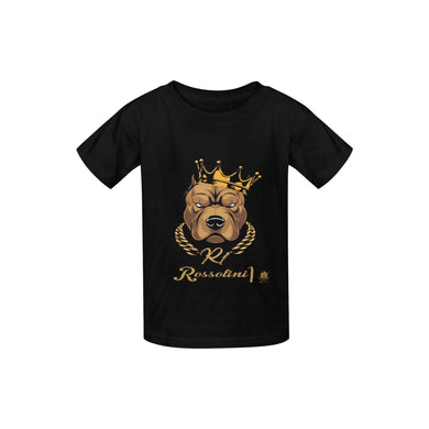 #Rossolini1# Logo Black Kid's  Classic T-shirt (Model T22)
