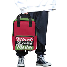 #Rossolini1# Black Lives Matter Red/Green 2 Twin Handle Backpack (Model 1732)