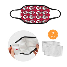 #Chiefs# Red Mouth Mask (2 Filters Included) (Non-medical Products)