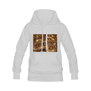 #Crypto Life# Light Gray Hoodies (Model H10)