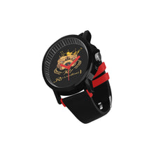 #Rossolini1# Red Hours/Seconds Unisex Silicone Strap Plastic Watch (Model 316)