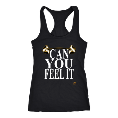 #CANYOUFEELIT# Racerback Tank