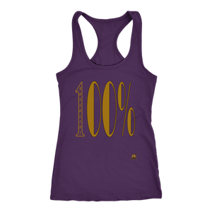 #100%# Racerback Tank