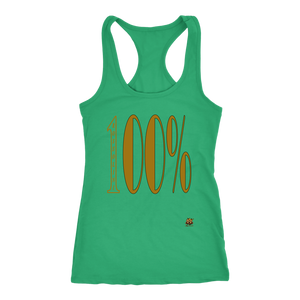 #100%# Racerback Tank